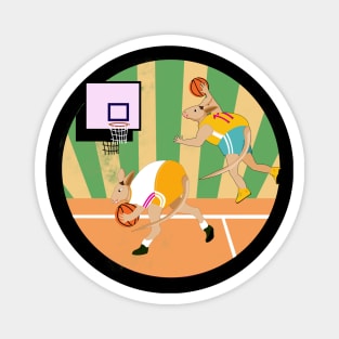 Basketball Kangaroos Magnet